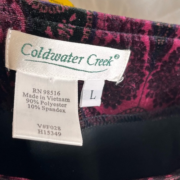 Vintage Velvet Paisley Purple Bib Overalls Coldwater Creek Women Large Jumpsuit - Picture 8 of 16